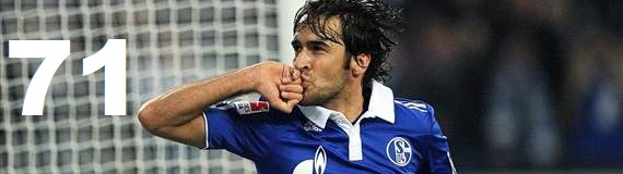 Raul total goals in Champions League