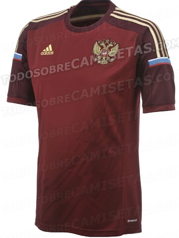 Russia FIFA World Cup 2014 Kits