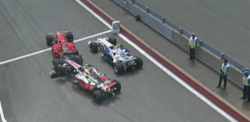 Lewis Hamilton & Nico Rosberg (Canadian Grand Prix 2008) (2)