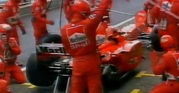 pit stop Eddie Irvine (Nurburgring Grand Prix 1999) pit stop