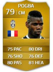 Paul Pogba FIFA 15 Ratings