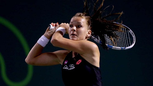 Agnieszka Radwanska leaked away just 4 games (photo: allsports.com.gh)