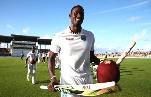 Jason Holder hit his first Test century (photo: cricbuzz)
