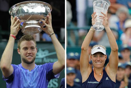 Sam Querrey and Angelique Kerber win titles this week