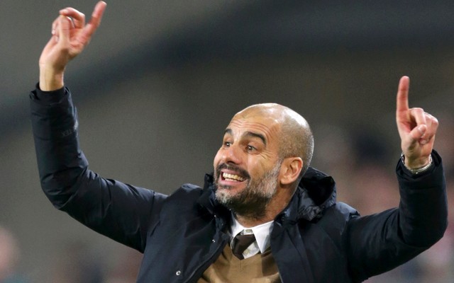 1.++Bayern+Munich's+coach+Pep+Guardiola+during+the+match.