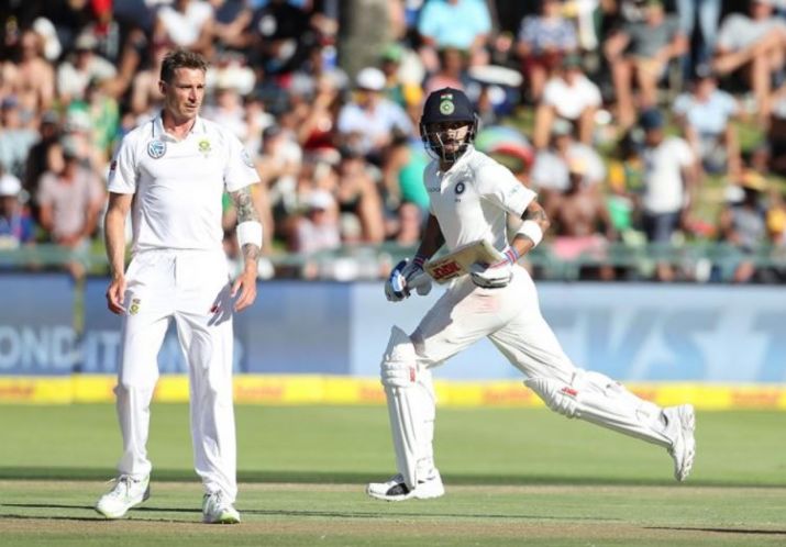 India scored 209 runs in 1st innings against Proteas