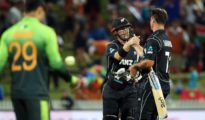 New Zealand won by 5 wickets at Hamilton