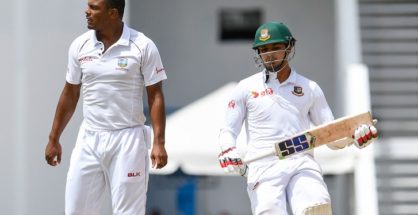 Bangladesh faced defeat in 1st Test
