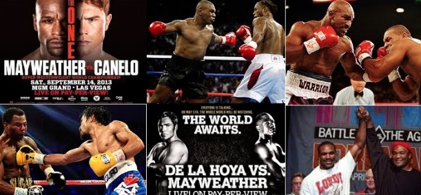 Most expensive boxing fights